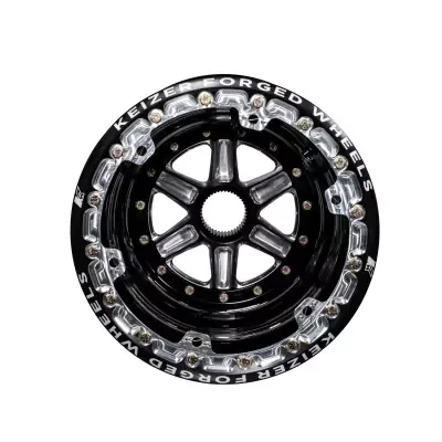 Wheel Splined 15x17 Blk Outer Beadlock 7in BS
