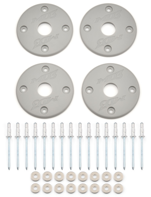 Scuff Plate Plastic Gray 4-Pack MD3