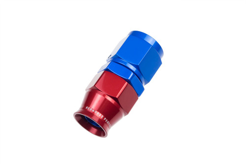 4AN Straight PTFE Reusable Hose End Blue