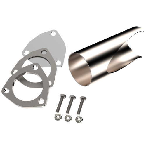 2.5in Stainless Steel Exhaust Cutout
