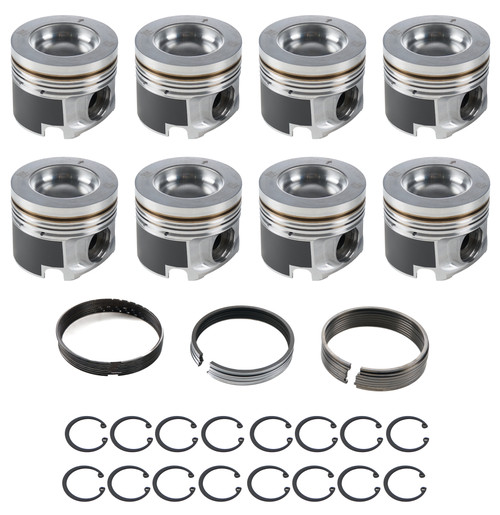 Duramax PowerPak Piston Set 4.075 Bore 6.6L LP5