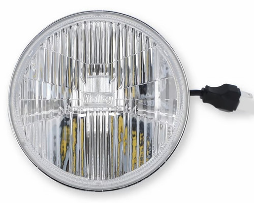 Headlight LED 5.75in Round Modern White