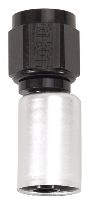#4 Str Hose Fitting P/C Crimp-On