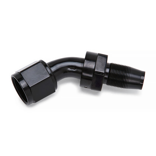 6an Hose End wo/Socket 45-Degree Polished/Black