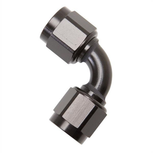 10an 90-Degree Female Female Coupler Black