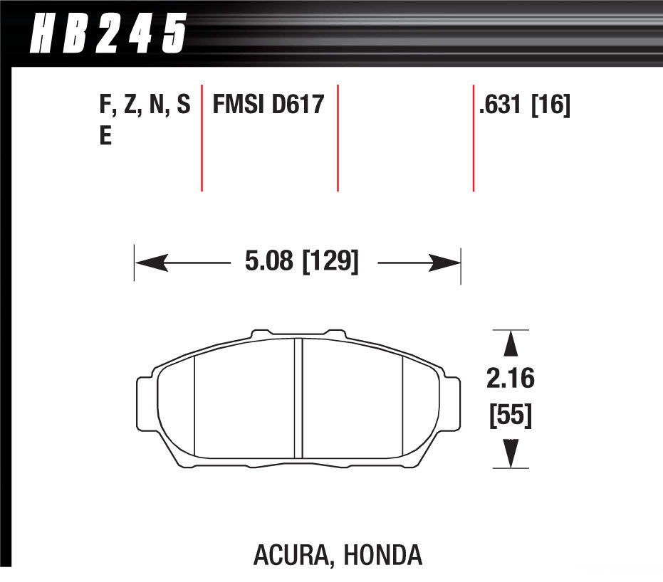 Performance Street Brake Pads (4)