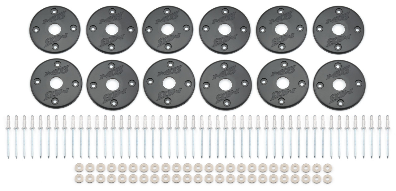 Scuff Plate Plastic Black 12-Pack MD3
