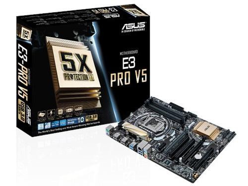 Asus E3 PRO GAMING V5 LGA 1151 Intel C232 SATA 6Gb/s USB 3.1 USB 3.0 ...