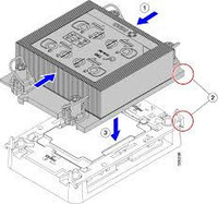 Cisco CPU Heat Sink for UCS B-Series M5 CPU socket (Rear)