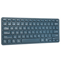 Targus Compact Multi-Device BluetoothÂ® Antimicrobial Keyboard (Blue) - PKB86202US