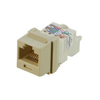 Panduit NetKey UTP Jack Module - Modular insert - electric ivory - 1 port - NK6TMEI