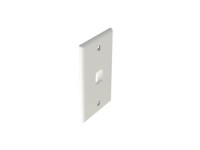 Panduit MINI-COM Classic - Faceplate - office white - 1 port - CFP1IW