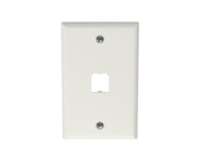 Panduit MINI-COM Classic - Faceplate - office white - 1 port - CFP1IW