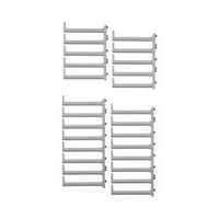 Panduit FlexFusion - Rack cable management finger - white - 48U - XG-FML48W