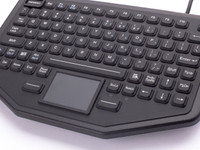 iKey Rugged Keyboard, Integrated Backlight, Emergency Key, Touchpad. Does Not Have Integrated Vesa Mounting Holes.\ - SL-86-911-TP-FL-USB
