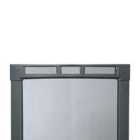Middle Atlantic 45SP, CURVED PLEXI FR DR - PFD-45A