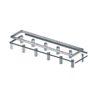 Middle Atlantic 4BAY GRK FLOOR ANGLES - GANGLE-4-36