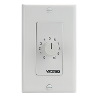 Valcom 3U 6-Gang Volume Control Panel, Gray - V-Vcpanel-Gy