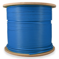 AddOn 1000ft Non-Terminated Cat6A Shielded Straight Blue STP Copper Plenum Patch Cabl - ADD-CAT6A1KSP-BE