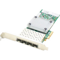 AddOn 1Gbs Quad Open SFP Port PCIe x4 Network Interface Card - ADD-PCIE-4SFP