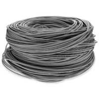AddOn 1000ft Non-Terminated Straight Gray Cat6 UTP Copper PVC Patch Cable - ADD-CAT6USBULK1K-GY