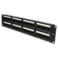 AddOn 19-INCH CAT6 48 PORT PATCH PANEL - ADD-PPST-48P110C6