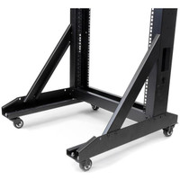 Startech 2-Post Server Rack With Casters - 42U - 2POSTRACK42