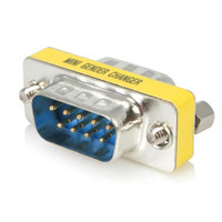 Startech Slimline Serial Db9 Gender Changer - M/M - GC9SM