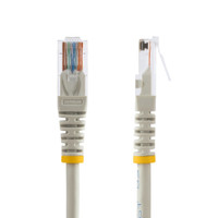 Startech Cat5E Patch Cable With Molded Rj45 Connectors - 15 Ft. - Gray - M45PATCH15GR