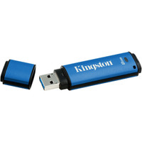 Kingston 8GB DTVP30, 256bit AES Encrypted USB 3.0 - DTVP30/8GB