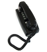 Teledynamic 255400ARC20M Wall Ph w/Armored Cord - ITT-2554-ARC-BK