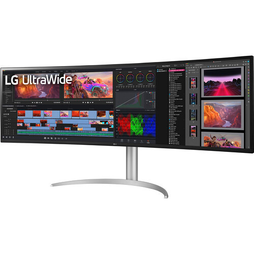 LG 49WQ95C-W 49" UW-QHD Curved Screen Gaming LCD Monitor - 32:9 - 49WQ95C-W