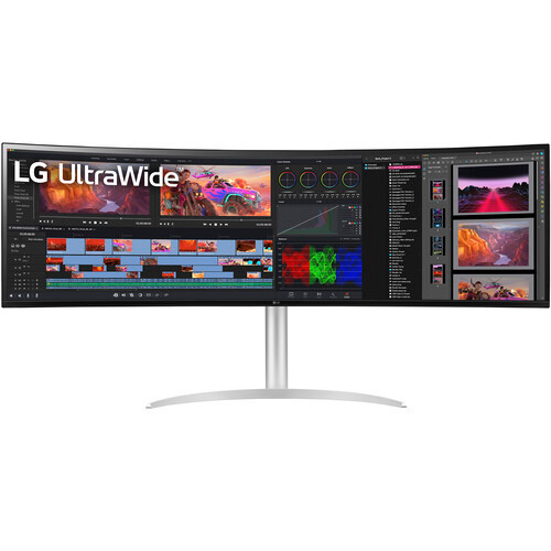 LG 49WQ95C-W 49" UW-QHD Curved Screen Gaming LCD Monitor - 32:9 - 49WQ95C-W