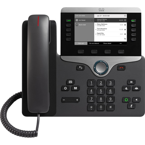Cisco IP Phone 8811 - VoIP phone - SIP, RTCP, RTP, SRTP, SDP - 5 lines