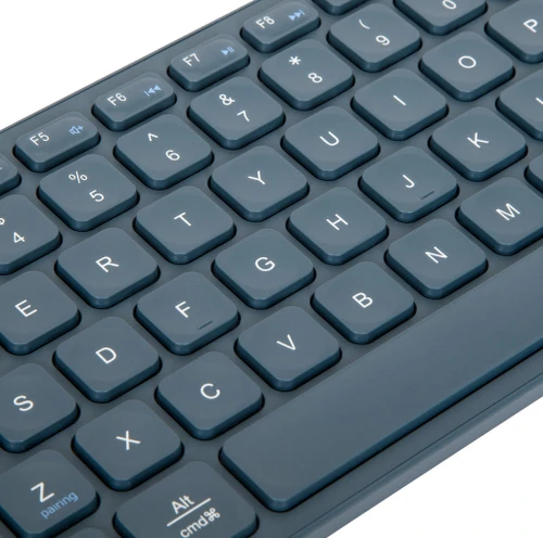 Targus Compact Multi-Device BluetoothÂ® Antimicrobial Keyboard (Blue) - PKB86202US