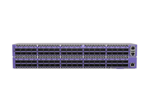 Extreme 8820-80C with Back-Front airflow - Base unit with 80x100GE/40GE QSFP28 ports with 4 DC power supplies 4 fan modules and a 4-post rack mount kit - 8820-80C-DC-R