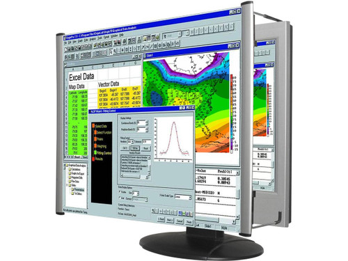 Kanex Elegant lightweight design. High quality Fresnel lens. Adjustable magnification. Increases character size by more than double. Patented design. Image appears double the size Fits 19in and 20in Widescreen LCD Monitors. - MAG19WL