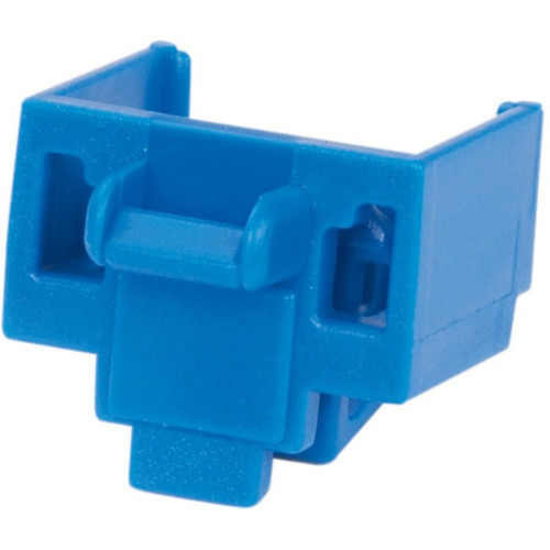 Panduit Jack Module Blockout Device - Jack module blockout - blue (pack of 10) - PSL-DCJB-BU