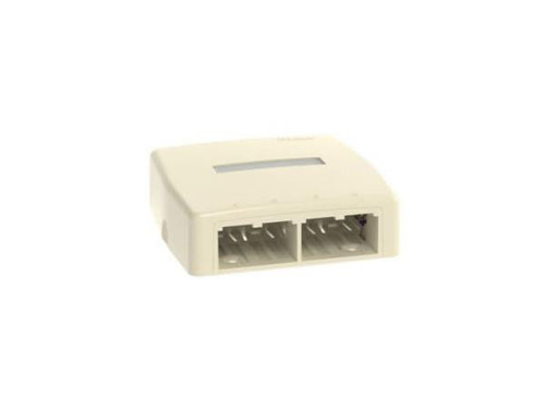 Panduit MINI-COM - Surface mount box - international gray - 2 ports - CBX2IG-AY