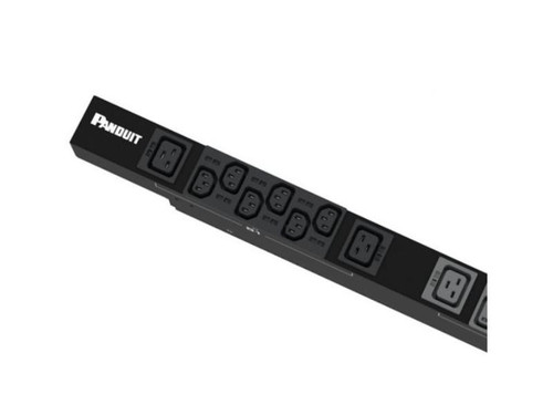 Panduit Basic Rack PDU - Power distribution unit (rack-mountable) - AC 208 V - 3-phase delta - input: IEC 60309 460P9 - output connectors: 48 (IEC 60320 C13, IEC 60320 C19) - 0U - 10 ft - black - P48B33M