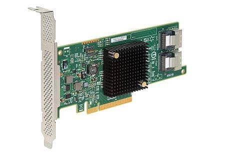 BROADCOM SAS 9207 8i Host Bus Adapter Serial ATA/600, 6Gb/s SAS PCI Express 3.0 x8 Plug in Card 8 Total SAS Port(s) 8 SAS Port(