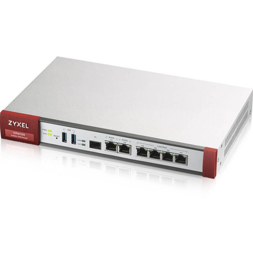 Zyxel  2000Mbpsspi Fwall /500Mbps VPN Securitygtw W/100Vpn Tnls,10/100Ssltunnels (Default/Max) - VPN100