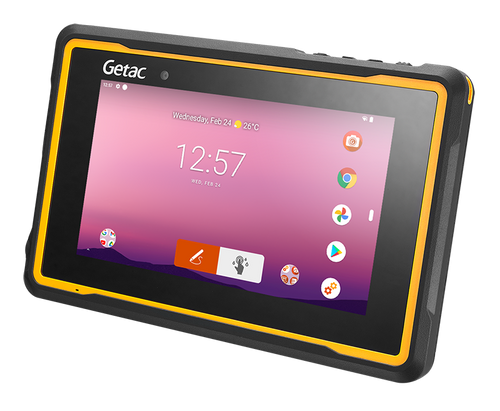 Getac ZX70 G2 Fully Rugged 7IN Tablet, Qualcomm Snapdragon 660 Octa-core, W+8MP Webcam, Android 9.0+4GB RAM+64GB, Sunlight Readable LCD+12MP Rear Camera, WiFi+BT+GPS+4G LTE EM7455, Pogo Docking Connector, 3 Year B2B Warranty - Z1C72XDA5OBX