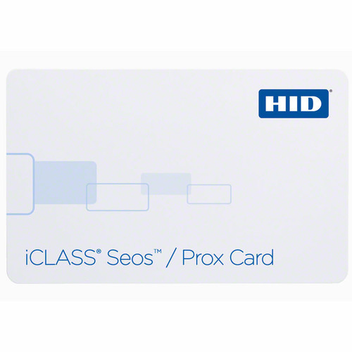 Hid Composite Iclass Seos Prox Contactless Smart Card 8K, Prog. Iclass,Non Program Prox, F-Gloss, B-Gloss, Matching Iclass #, No Slot - 5106PGGMNN