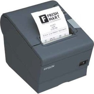 Epson OmniLink TM-T88VI Desktop Direct Thermal Printer - Monochrome - Receipt Print - Ethernet - USB - Yes - Parallel - With Cutter - Black - C31CE94A9592