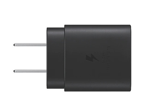 Samsung AC Adapter - 25 W - 120 V AC, 230 V AC Input - 9 V DC/3 A, 5 V DC, 3.3 V DC, 5.9 V DC, 11 V DC Output - Black - EP-TA800XBEGCA