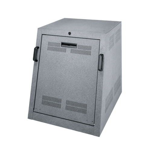 Middle Atlantic 12SP, SLOPED RK, INTEG DOOR - ISRK-12GY