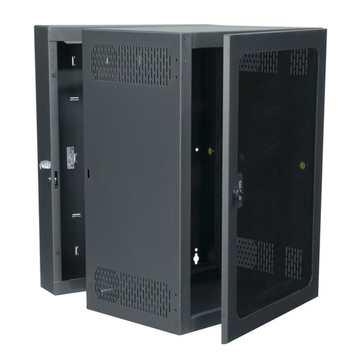 Middle Atlantic 3 DATA WALL CAB, PLEXI, 22D - CWR-18-22PD