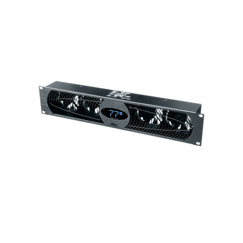 Middle Atlantic FAN PANEL, 100 CFM, 27DB, ANODIZED, 220 - 240VAC, W/DISPLAY - IUQFP-4DRA