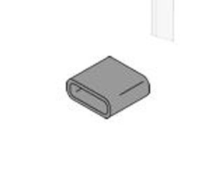 Middle Atlantic CABLE LADDER END CAPS, 12P - CLH-EC-12